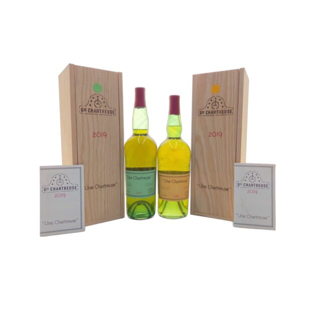 2019 Chartreuse "Une Chartreuse" Duo Yellow & Green Liqueur 1.4L