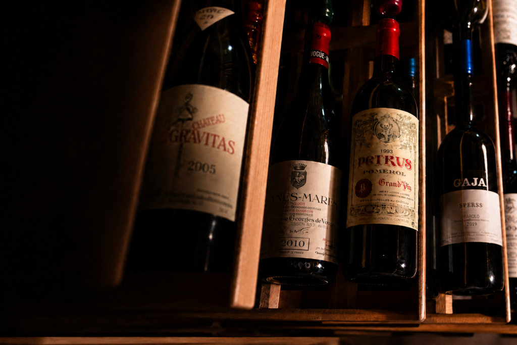 Back-vintage Bordeaux and Burgundy wines at Rare Collects in Miami