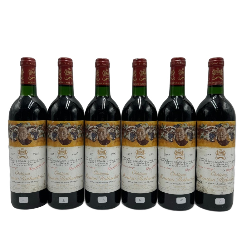 1987_Chateau_Mouton_Rothschild_Pauillac_Red_750ml 1987 Château Mouton Rothschild Pauillac Rouge 750ml - Image 1