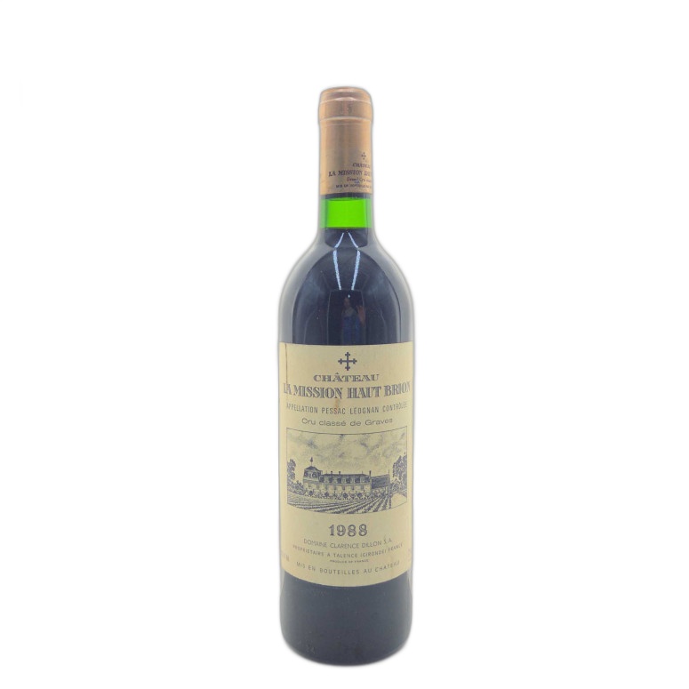1988_Chateau_La_Mission_Haut_Brion_Pessac_Leognan_Rouge_750ml 1988 Château la Mission Haut-Brion Pessac-Léognan Rouge 750ml - Image 1