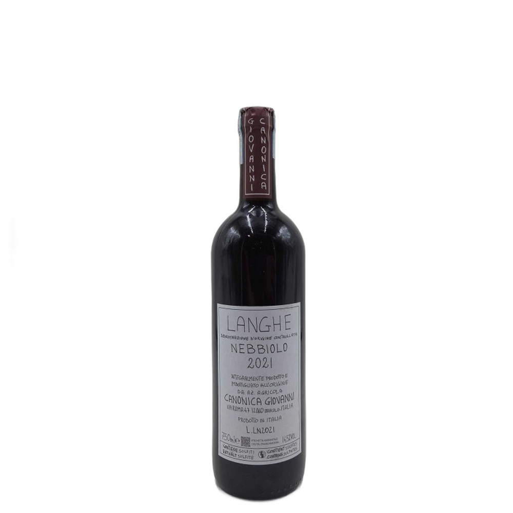 Canonica_Giovanni_Langhe_Nebbiolo_2021_750ml 2021 Canonica Giovanni Langhe Nebbiolo 750ml - Image 1