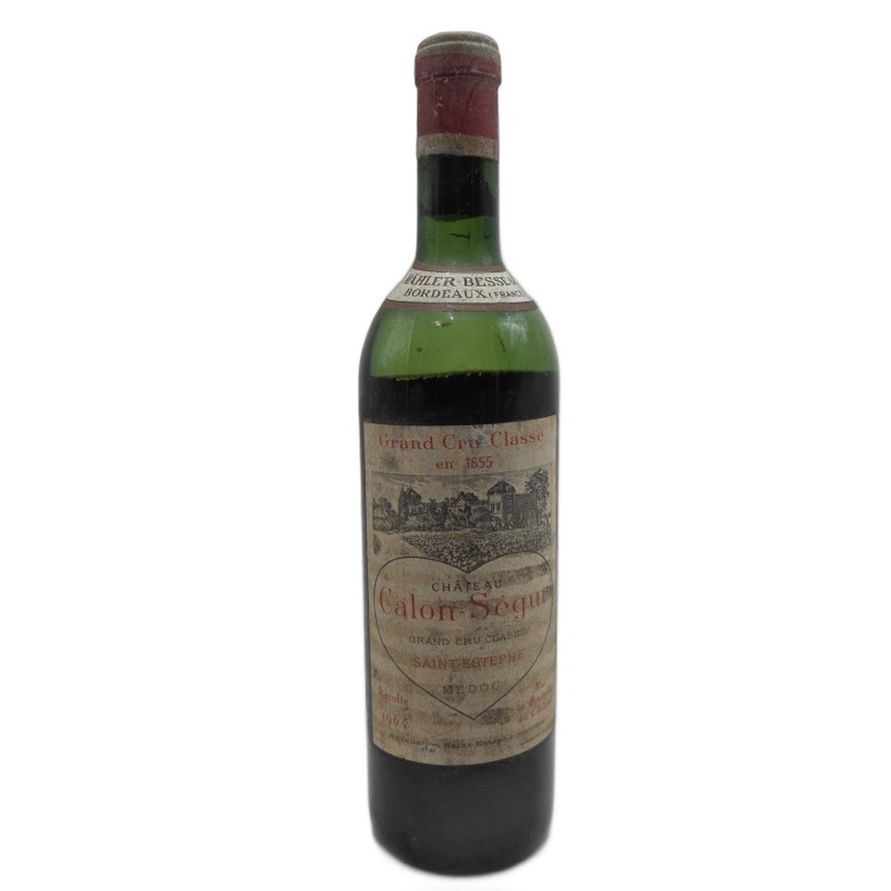 Chateau_Calon_Segur_Bas_1964_750ml 1964 Château Calon Ségur Bas 750ml - Image 1