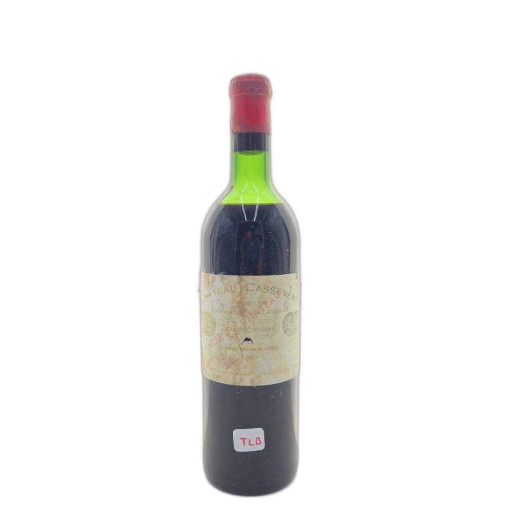 Chateau_Cassevert_TLB_1961_750ml 1961 Château Cassevert 750ml - Image 1