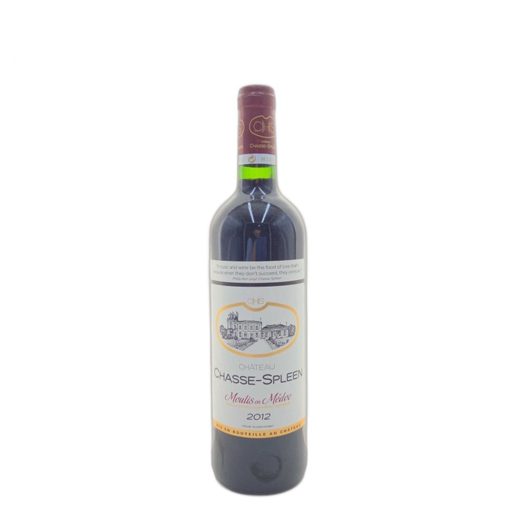 Chateau_Chasse_Spleen_2012_750ml 2012 Château Chasse-Spleen Moulis-en-Médoc Rouge 750ml - Image 1