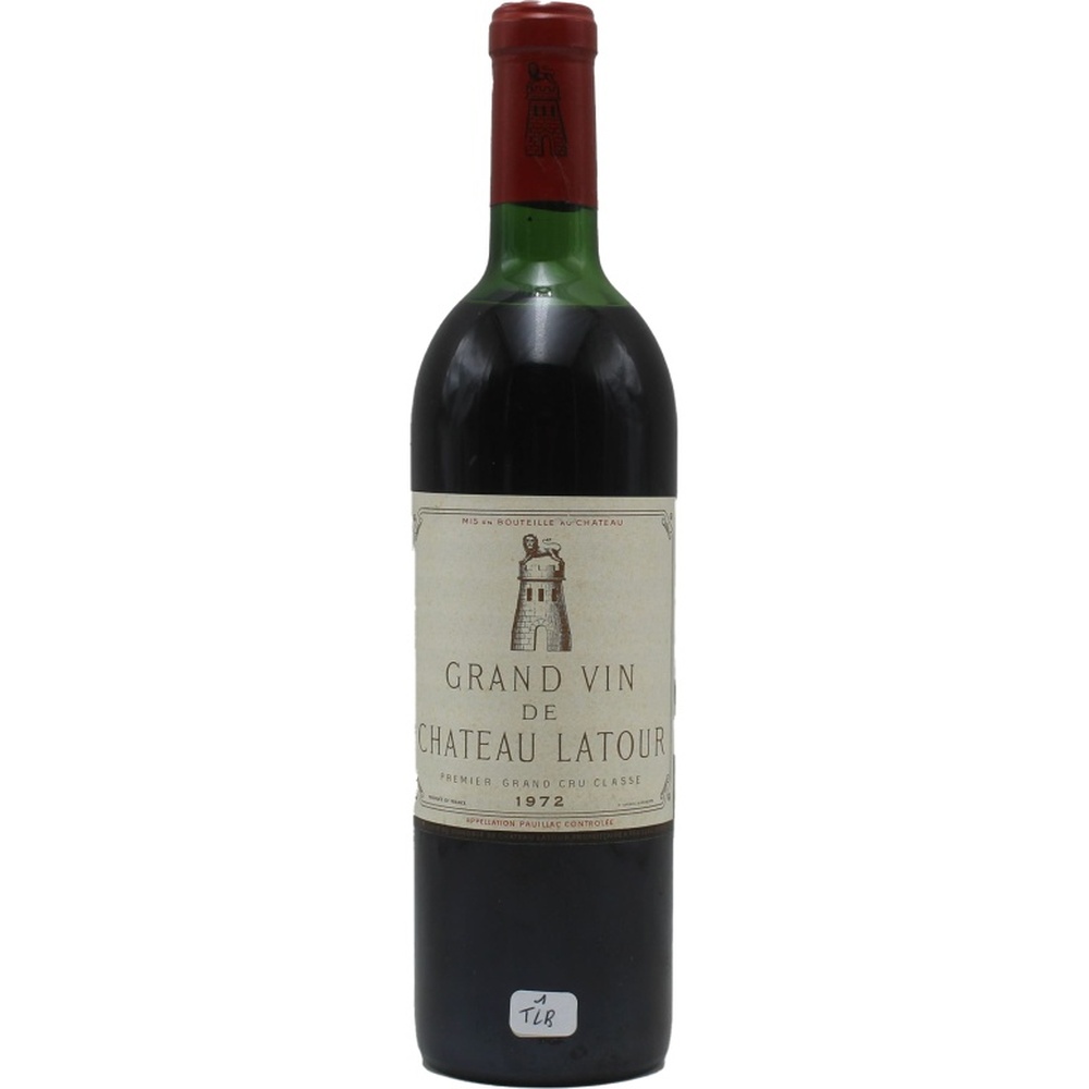 Chateau_Latour_TLB_1972_750ml 1972 Château Latour 750ml - Image 1
