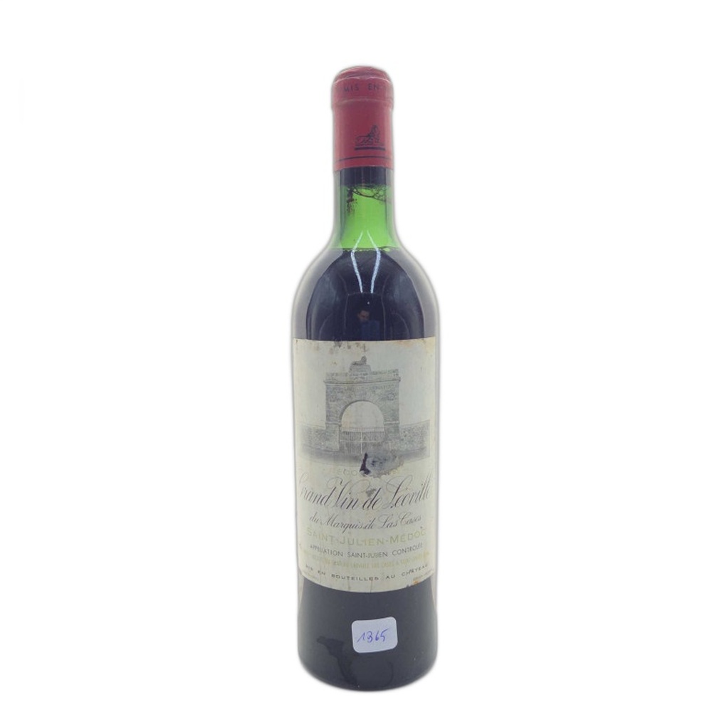 Chateau_Leoville_Las_Cases_1965_750ml 1965 Château Léoville Las Cases 750ml - Image 1