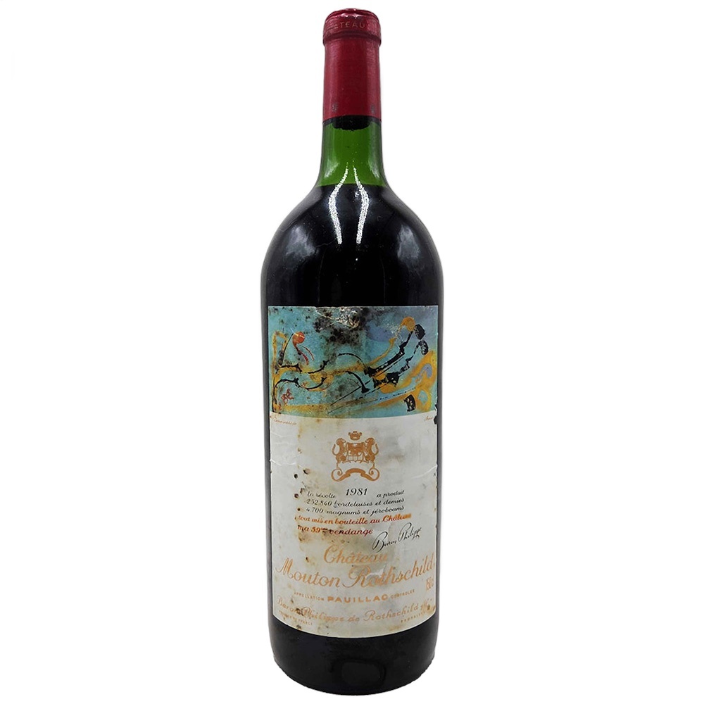 Chateau_Mouton_Rothschild_ETLA_1981_1_5L 1981 Château Mouton Rothschild 1.5L - Image 1