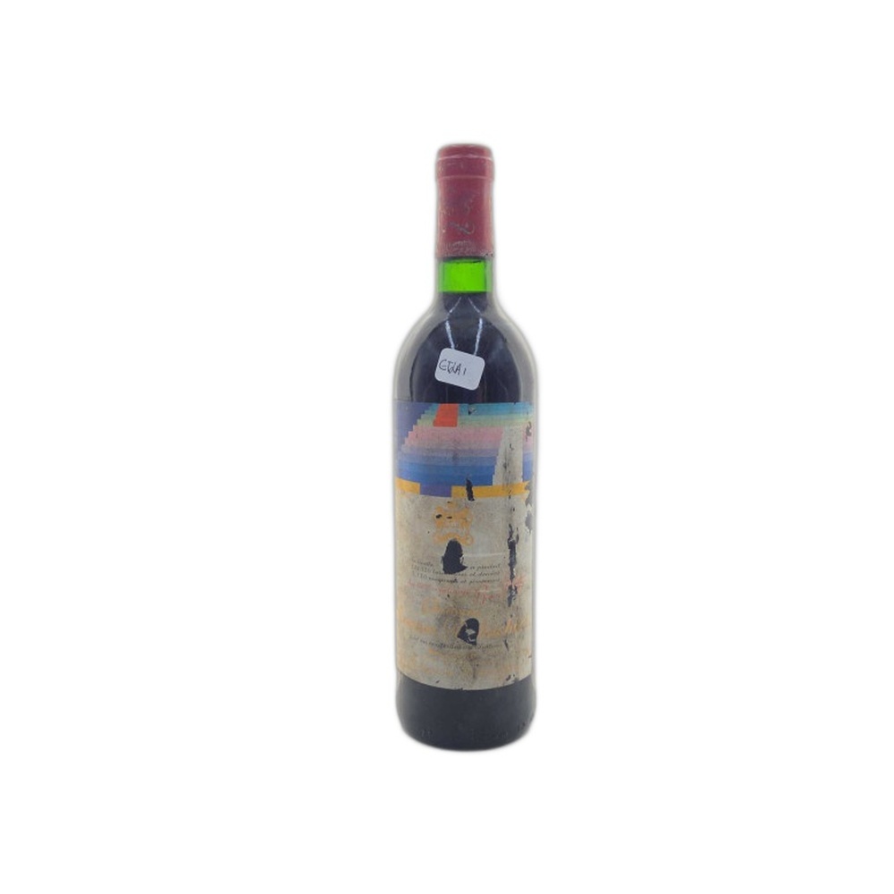 Chateau_Mouton_Rothschild_ETLA_1984_750ml 1984 Château Mouton Rothschild Pauillac Rouge 750ml - Image 1