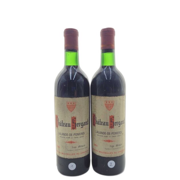1961 Château Sergant Bordeaux Rouge 750ml