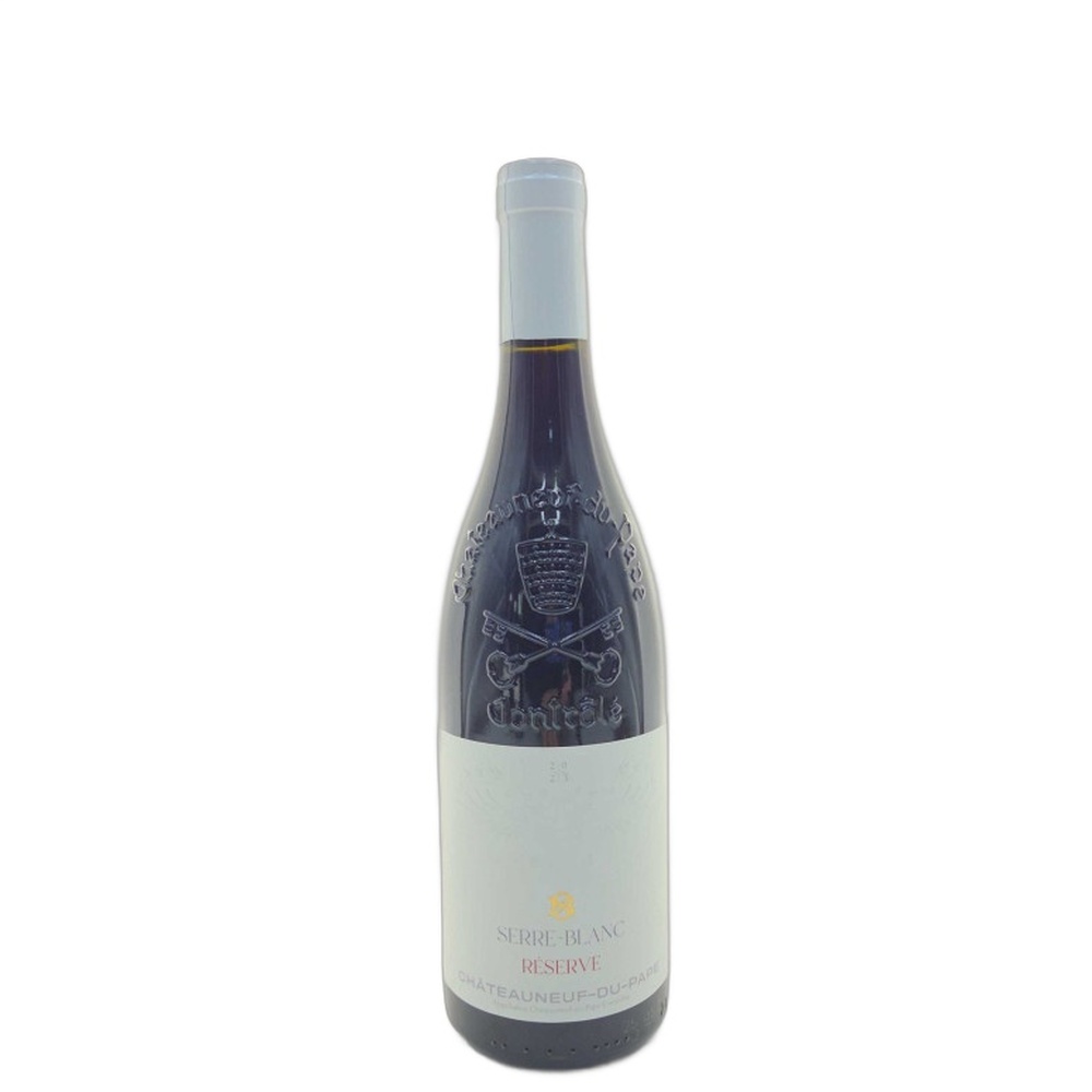 Chateau_de_Serre_Blanc_Chateauneuf_du_Pape_Serre_Blanc_Reserve_2023_750ml 2023 Château de Serre-Blanc Châteauneuf-du-Pape 'Serre-Blanc' Réserve 750ml - Image 1