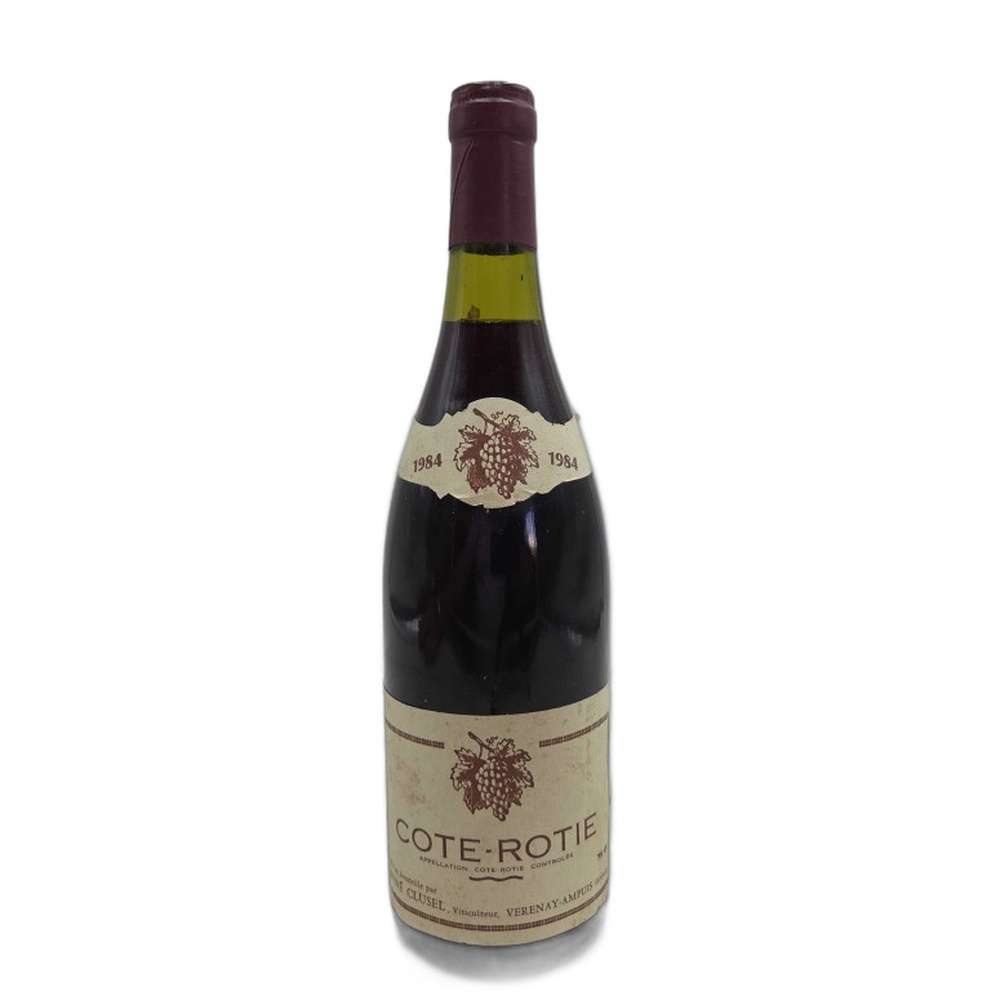 Clusel_Rene_Cote_Rotie_1984_750ml 1984 Domaine Clusel-Roch Côte-Rôtie Rouge 750ml - Image 1