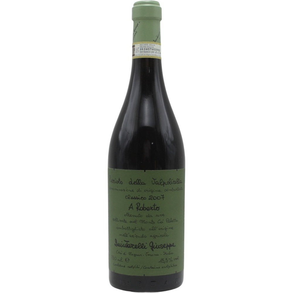 Quintarelli_Giuseppe_A_Roberto_Classico_2007_750ml 2007 Giuseppe Quintarelli Amarone della Valpolicella Classico A Roberto Rosso 750ml - Image 1