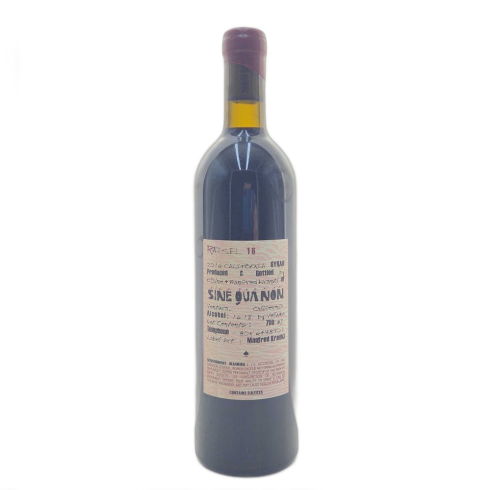 Sine_Qua_Non_Ratsel_2016_750ml 2016 Sine Qua Non Ratsel 750ml - Image 1